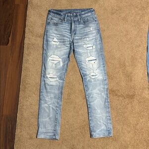 American Eagle Outfitters Airflex Light Blue Denim 29x32